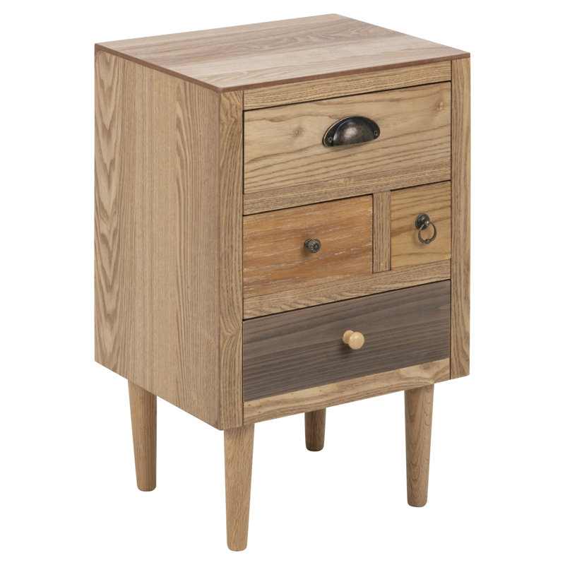 Union Rustic Orval 4 Drawers Bedside Table Wayfair.co.uk